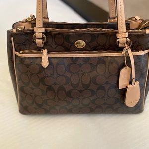 Coach purse have wallet listed too excellent condition! W/original cloth package